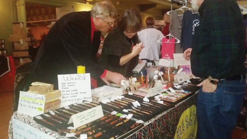 Photo submitted to Times Observer Bill Gross' carved regional and exotic wood pens.